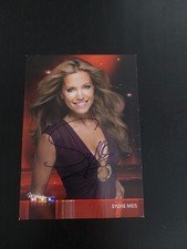 Cartolina autografata cartolina autografata Sylvie Meis modella presentatrice erotica playboy 