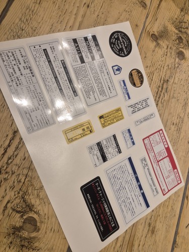 Set adesivi riproduzione - , mr2