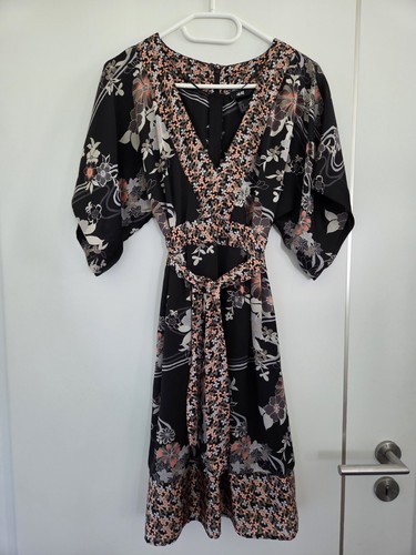 Abito scollo v kimono - scollo,
