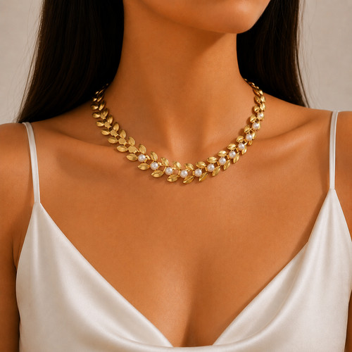 Collana delicata placcata oro