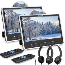 2X12" Car Headrest DVD Player
