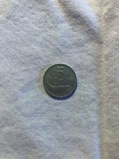 Moneta 5 Lire Delfino del 1955