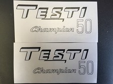 COPPIA ADESIVI TESTI CHAMPION