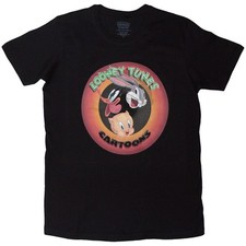 T-shirt Looney Tunes cartoni animati nera nuova