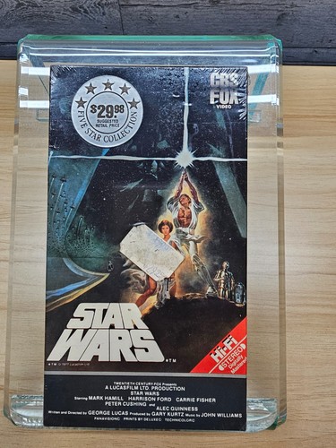 Vintage star wars sealed vhs - vintage,