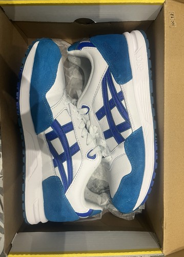 Asics tiger gelsaga bianco blu - asics, bianco/blu