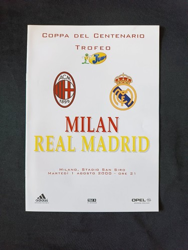 Depliant milan real madrid - depliant,