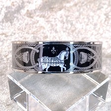 Bracciale Hermes Nero Argento