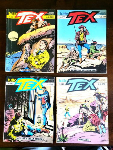 Tex willer 4 fumetti - tex,