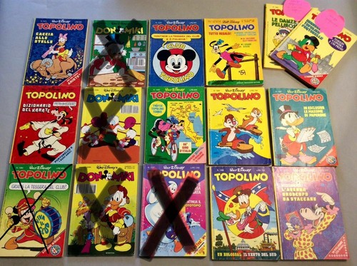 Topolino con figurine - , e