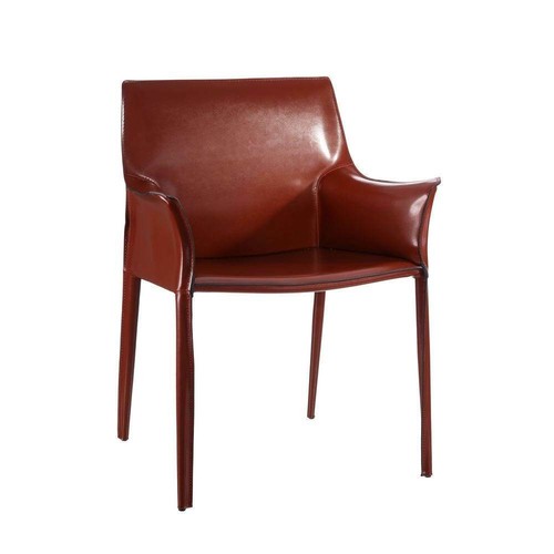 Sedia vintage pelle - sedia, con