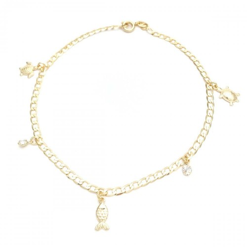 Cavigliera placcata oro - cavigliera, 14k