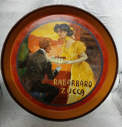 Vassoio latta rabarbaro - vassoio, di