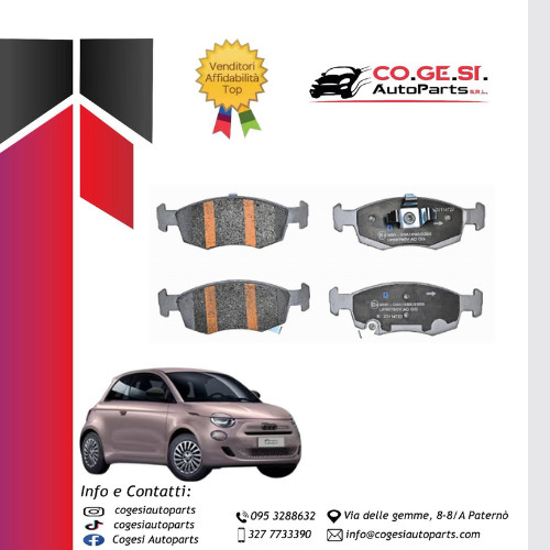 Kit pastiglie anteriori fiat - kit,