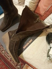 Stivali Donna camoscio Al Ginocchio Ellen Blak