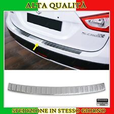 Cromato Protezione Paraurti (Spazzolato) ACCIAIO Per SUZUKI SX4 S-CROSS 2013-su