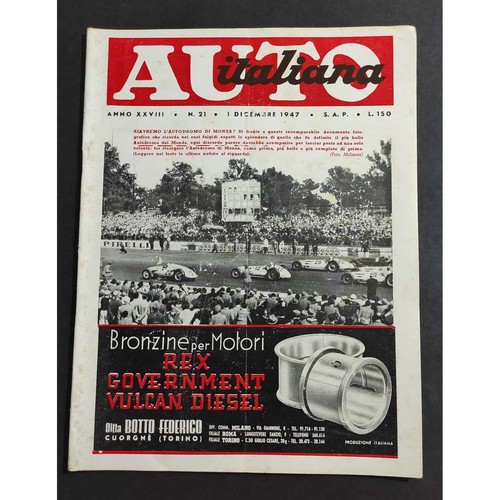 Rivista auto italiana n - -,
