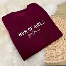 Felpa MUM OF GIRLS - Ragazza