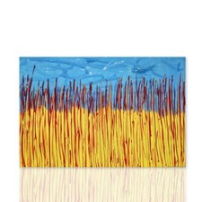 Quadro Moderno Campo di pane Tributo Mario Schifano Riproduzione su Tela Pittura