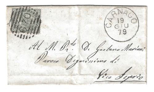 1879 regno italia piego - 1879,