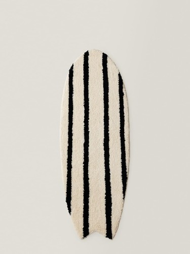 Tappeto surf righe bianco - tappeto,