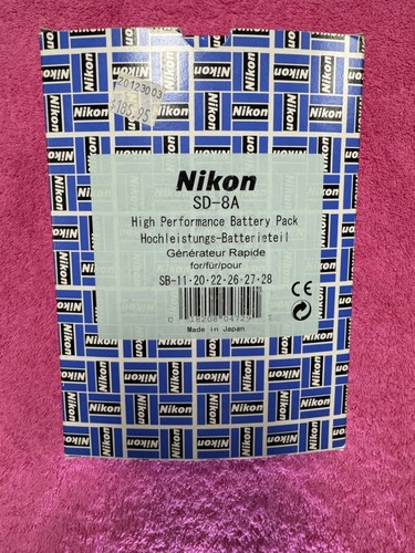 Nikon hi performance - sd-8a, hi-performance