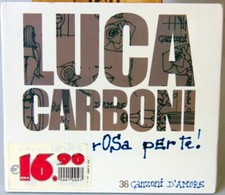 CD LUCA CARBONI " ... UNA ROSA PER TE! " 36 CANZONI D'AMORE DUE CD