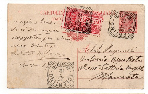 Regno 1912 cartolina postale - regno,