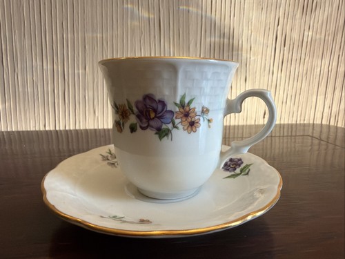 Tazza piattino vintage - e,