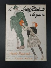 rivista LO SPORT ILLUSTRATO e la GUERRA Gazzetta dello sport - 1916  n 4 (B)