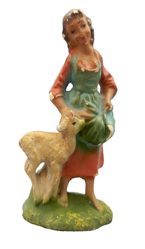 Statuina del presepe - statuina, pasta