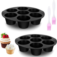 2 Pezzi Stampi Muffin Silicone