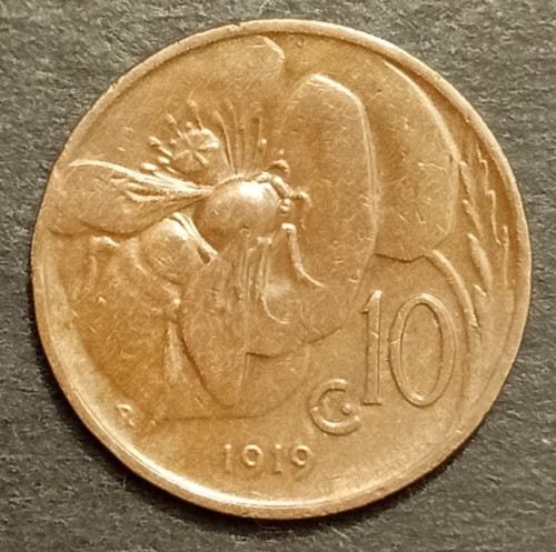 Centesimi lire ape 1919 bb - centesimi,