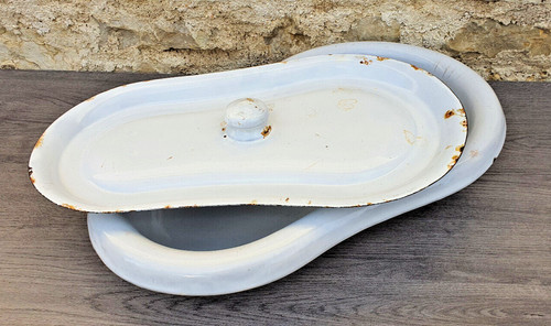 Antica vasca smaltata - smaltata, bianco