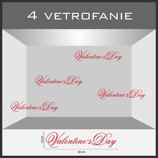 4 adesivi san valentino