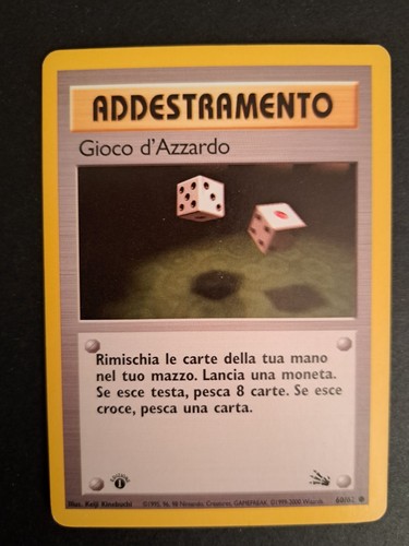 Gioco azzardo fossil - d'azzardo, 60/62