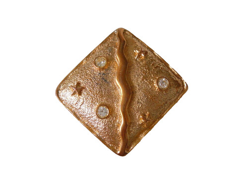 Spilla pendente pietre strass - spilla,
