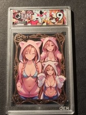 ASUNA YUUKI - SWORD ART ONLINE - GRADED CARD 9 - MINT - NO PSA - LSP - 001/200