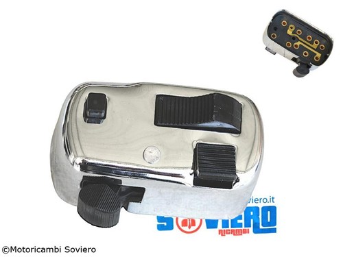 Commutatore luci cromato vespa - commutatore,