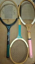 3 RACCHETTE  IN LEGNO VINTAGE