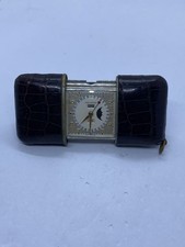Rarissimo orologio da viaggio vintage Movado Calendarmeto Triplo Calendario