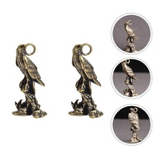  2 Pcs Ciondolo Portachiavi in ​​ottone Accessori Della Catena Chiave