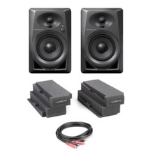 Pioneer DM-40D - Monitor attivo bidirezionale 21W 4" (coppia, nero) con cavi e pad
