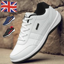 HOT Scarpe da Ginnastica Uomo Sneakers Antiscivolo Sportive Casual Stringate Running Taglia Grande