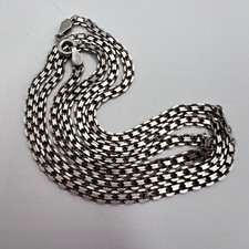 Collana catena vintage in argento sterling 925 gioielli 10,9 g firmata