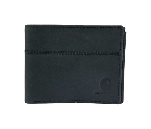 Carhartt saddle leather bifold - leather,