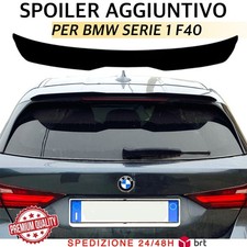 Spoiler posteriore aggiuntivo Bmw Serie 1 F40 2019/2024 Alettone Nero Lucido