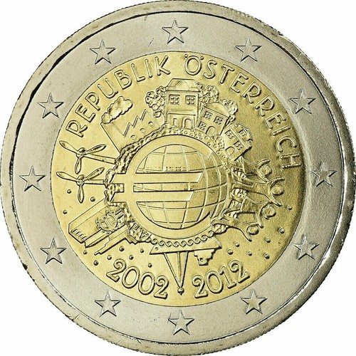 Moneta 2 euro - moneta, da