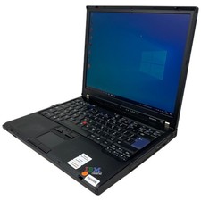 PC Portatile Notebook Usato 14” Lenovo T60 Core Duo 3Gb Ram 120Gb SSD W10 32 Bit
