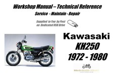 Kawasaki KH250 KH 250 Manuale